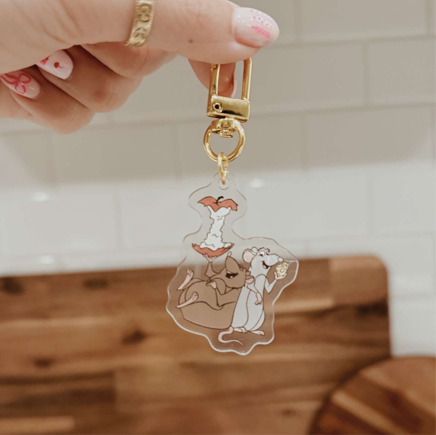 Linguini's Cheesy Pals Bag Charm